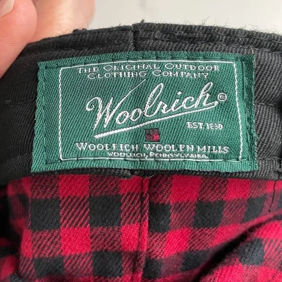 Woolrich The Original Outdoor Clothing Co Newsboy Honeycomb Knit Hat Black Sz M - Picture 5 of 8